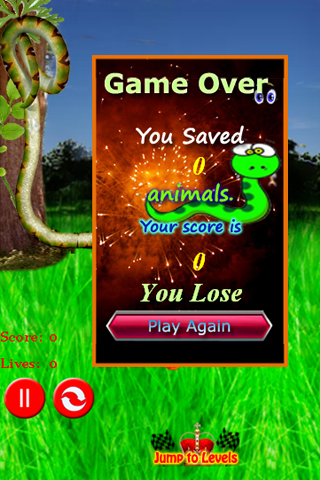 Screenshot Falling Animals Screenshot Falling Animals
